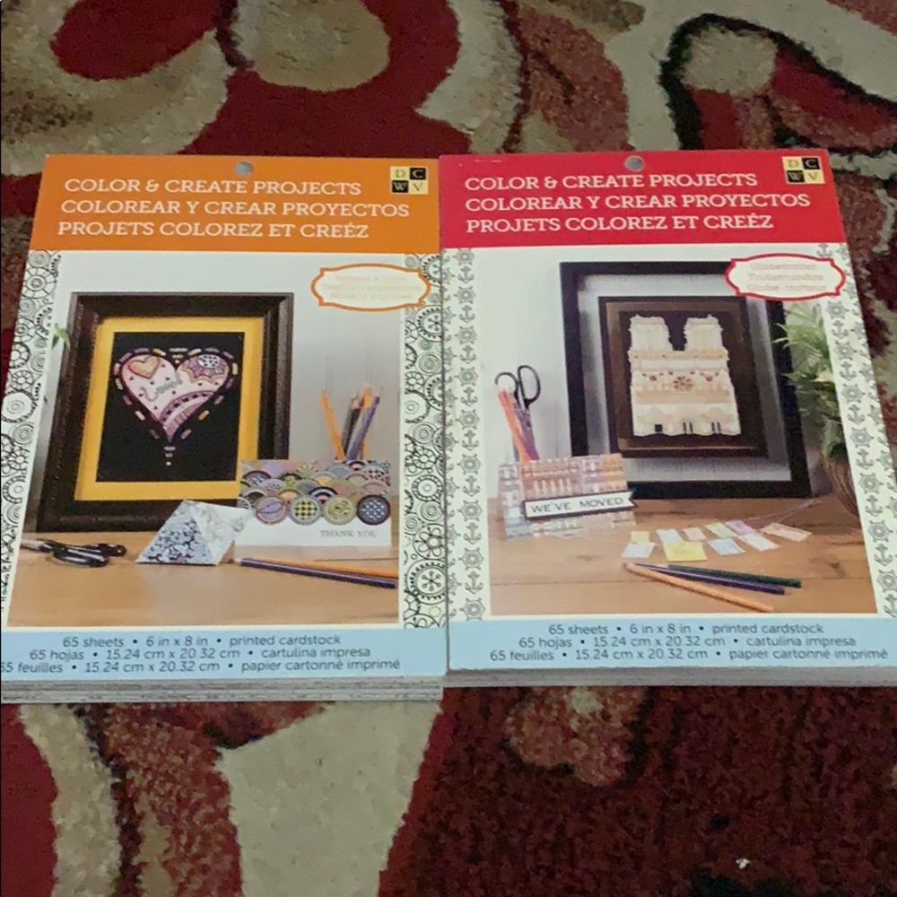 Cards plus thanks coloring create projects